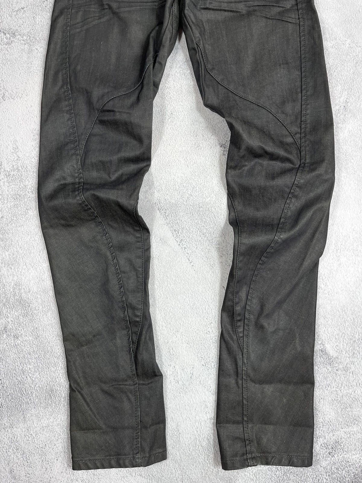 Vintage Vintage Y2K Japanese tapered low rise jeans waxed style 27 Size 27" / US 4 / IT 40 - 3 Thumbnail
