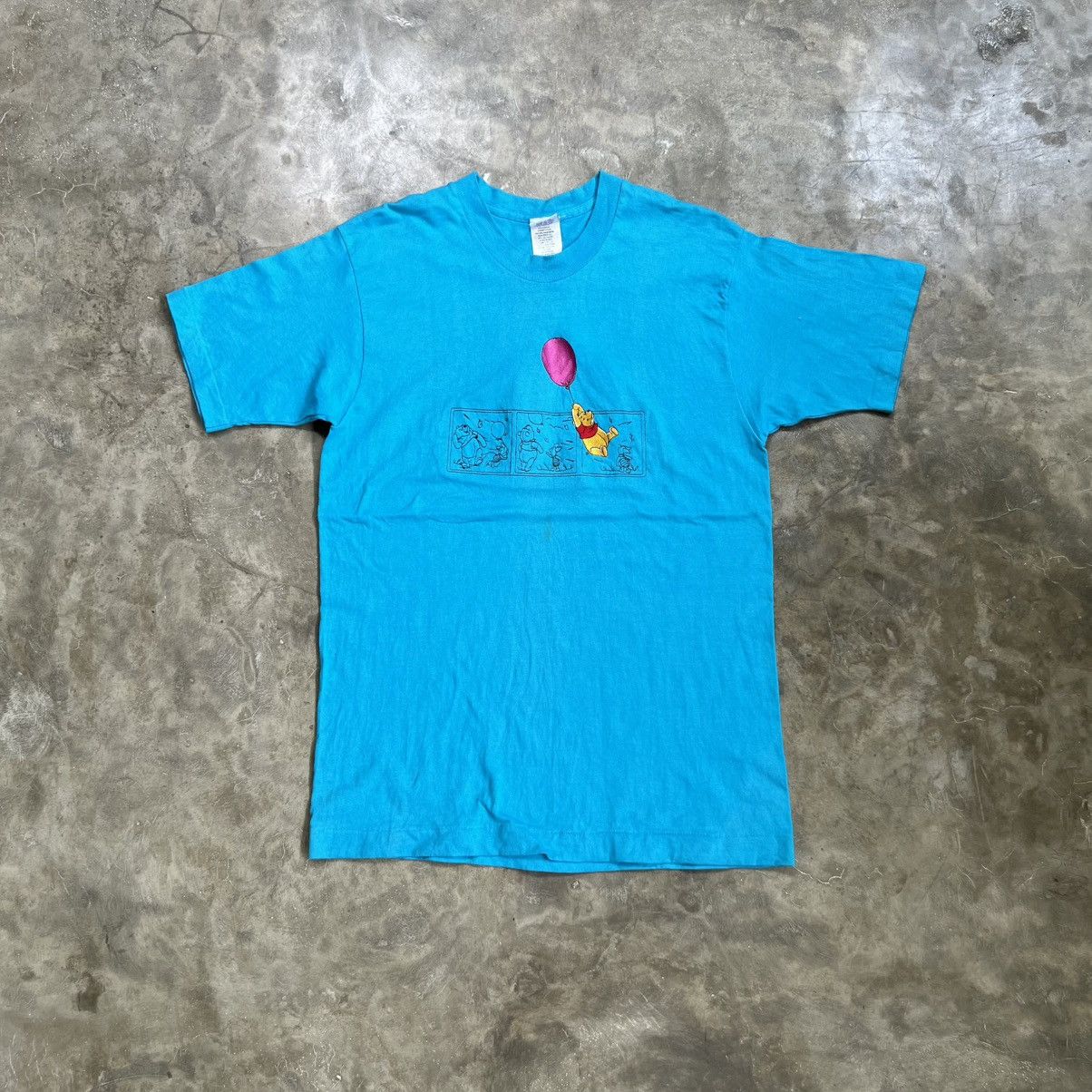 Disney 1990s Winnie the Pooh Embroidery Shirt Size US M / EU 48-50 / 2 - 1 Thumbnail