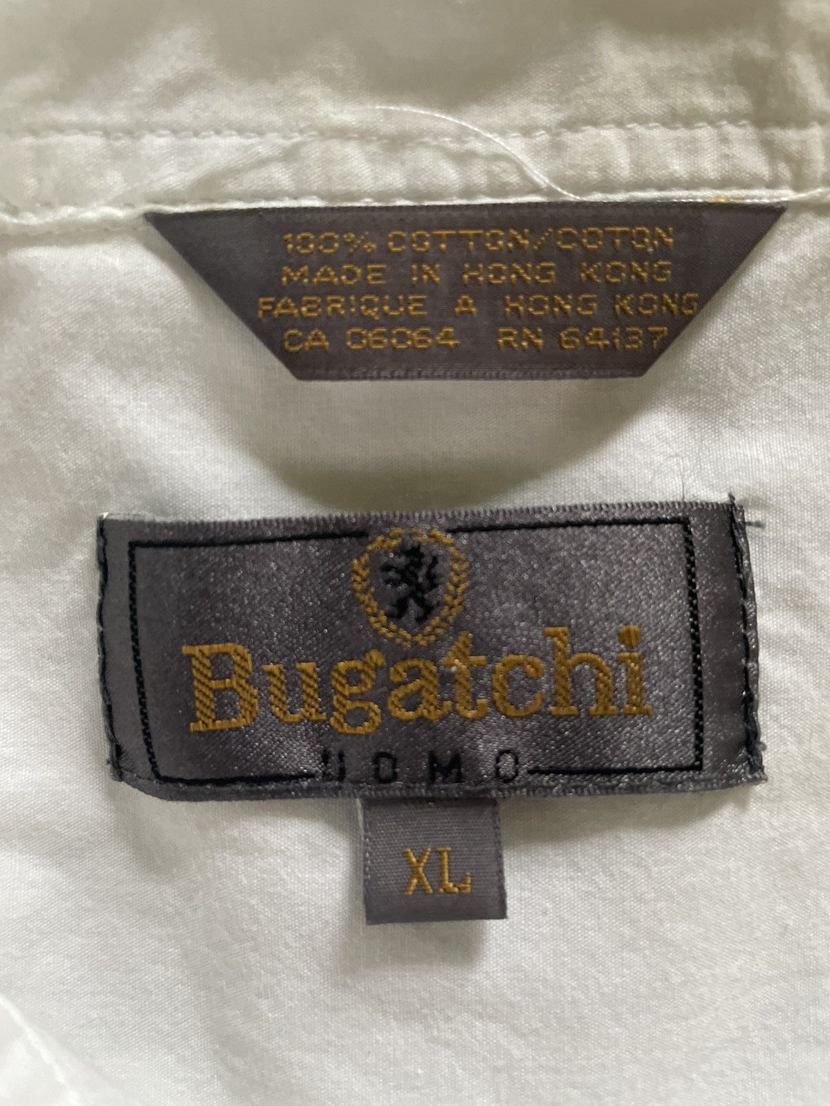 BUGATCHI Vintage Bugatchi Uomo GOLF shirt Size US XL / EU 56 / 4 - 2 Thumbnail