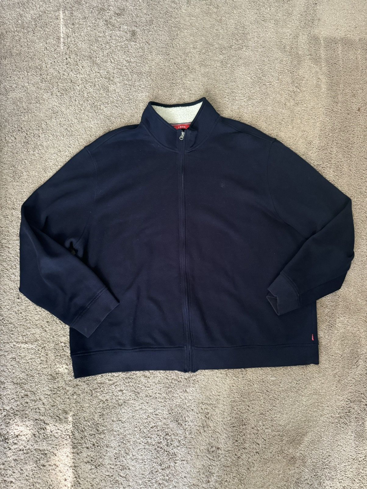Polo Ralph Lauren × Vintage long sleeve sweater with white fluff on collar Size US XL / EU 56 / 4 - 1 Thumbnail