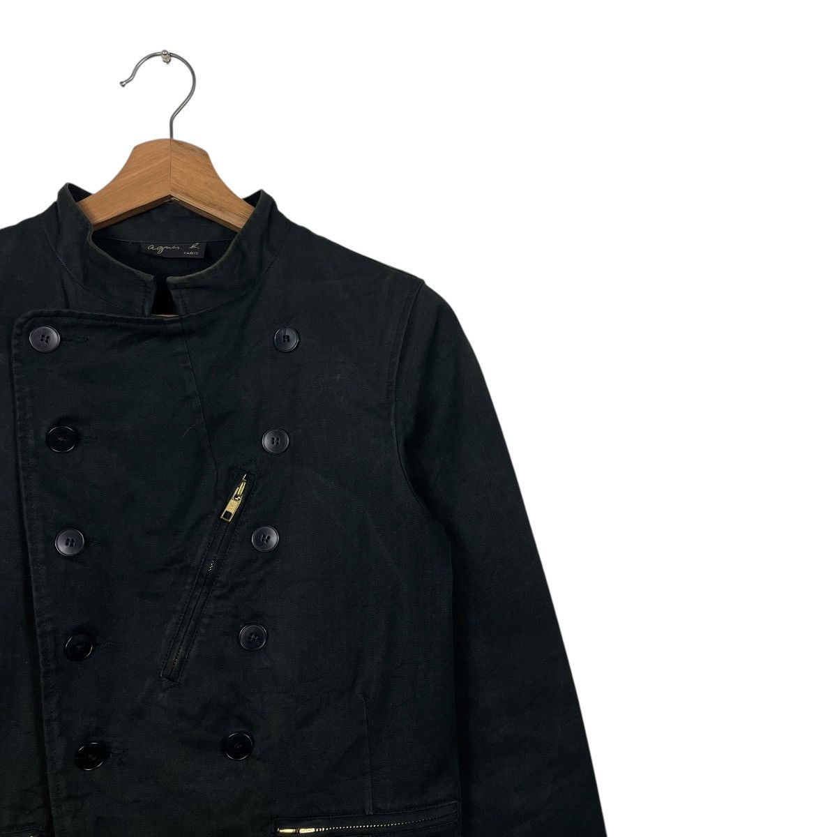 agnes b. Agnes B Double Breasted Crop Jacket Size XS / US 0-2 / IT 36-38 - 5 Thumbnail