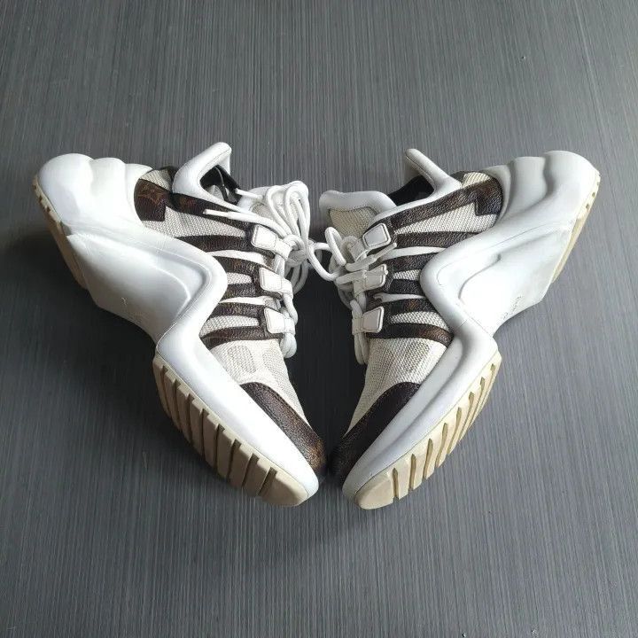 Louis Vuitton Louis Vuitton Archlight White Sport Sneakers -2508 Size US 6 / IT 36 - 5 Thumbnail