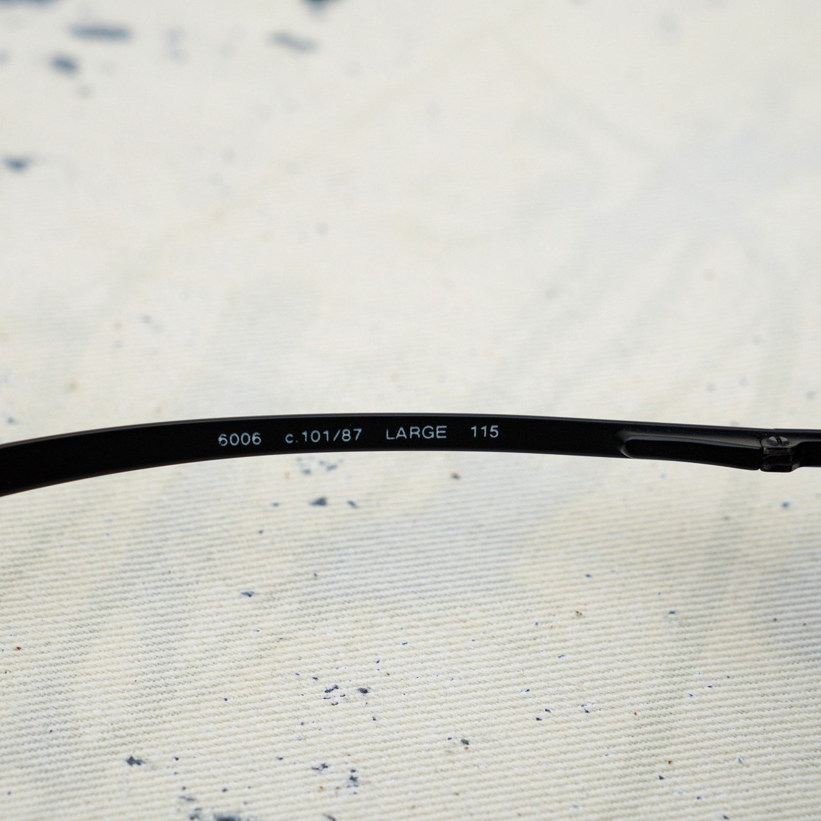 Chanel Vintage сhanel 6006 black wrap aviator logo sunglasses Size ONE SIZE - 7 Thumbnail