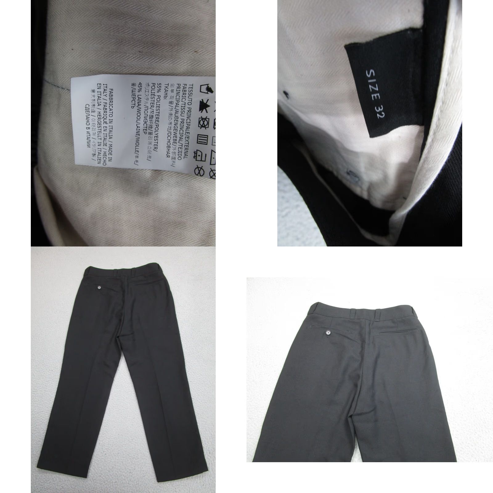 Vintage Presidents Tuscany Dress Pants Mens 32 Black Wool Flat Front Formal Dickens P's Dress Pants Mens 32 Black Wool Flat Front Formal Dickens P's Size US 32 / EU 48 - 10 Thumbnail