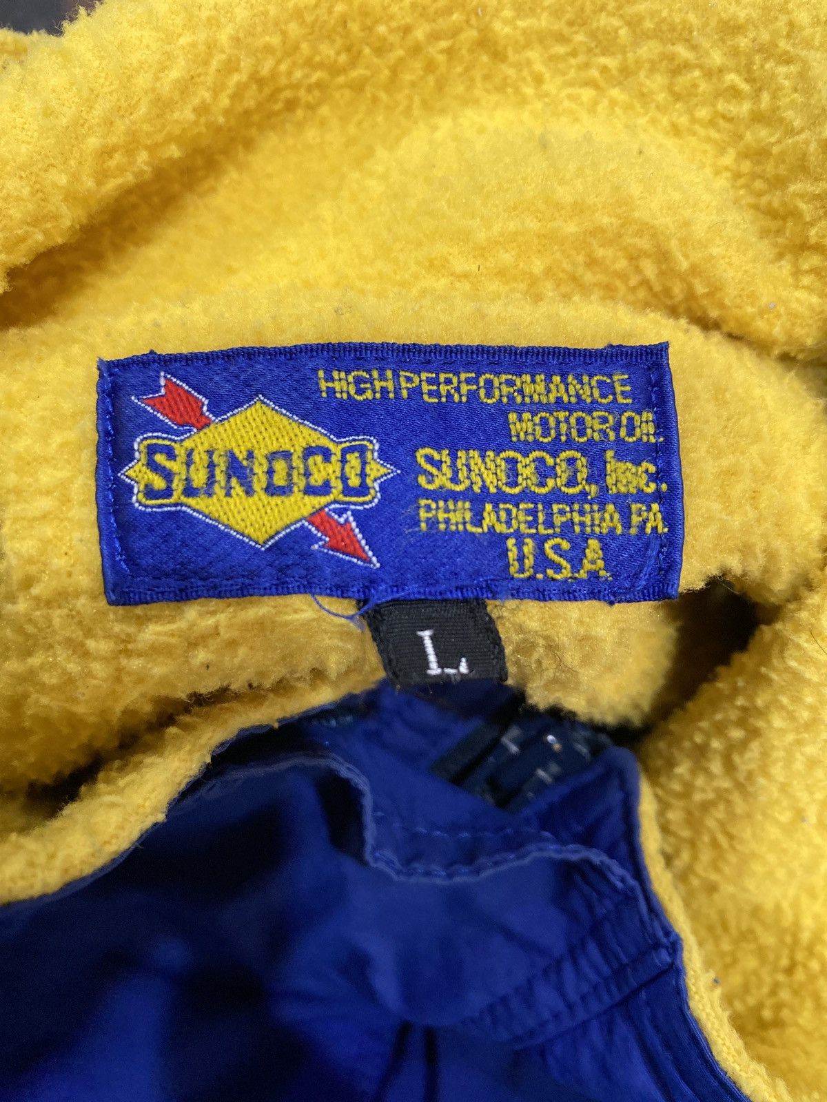 Sports Specialties Vintage SUNOCO Racing Jacket (L) Size US L / EU 52-54 / 3 - 10 Thumbnail