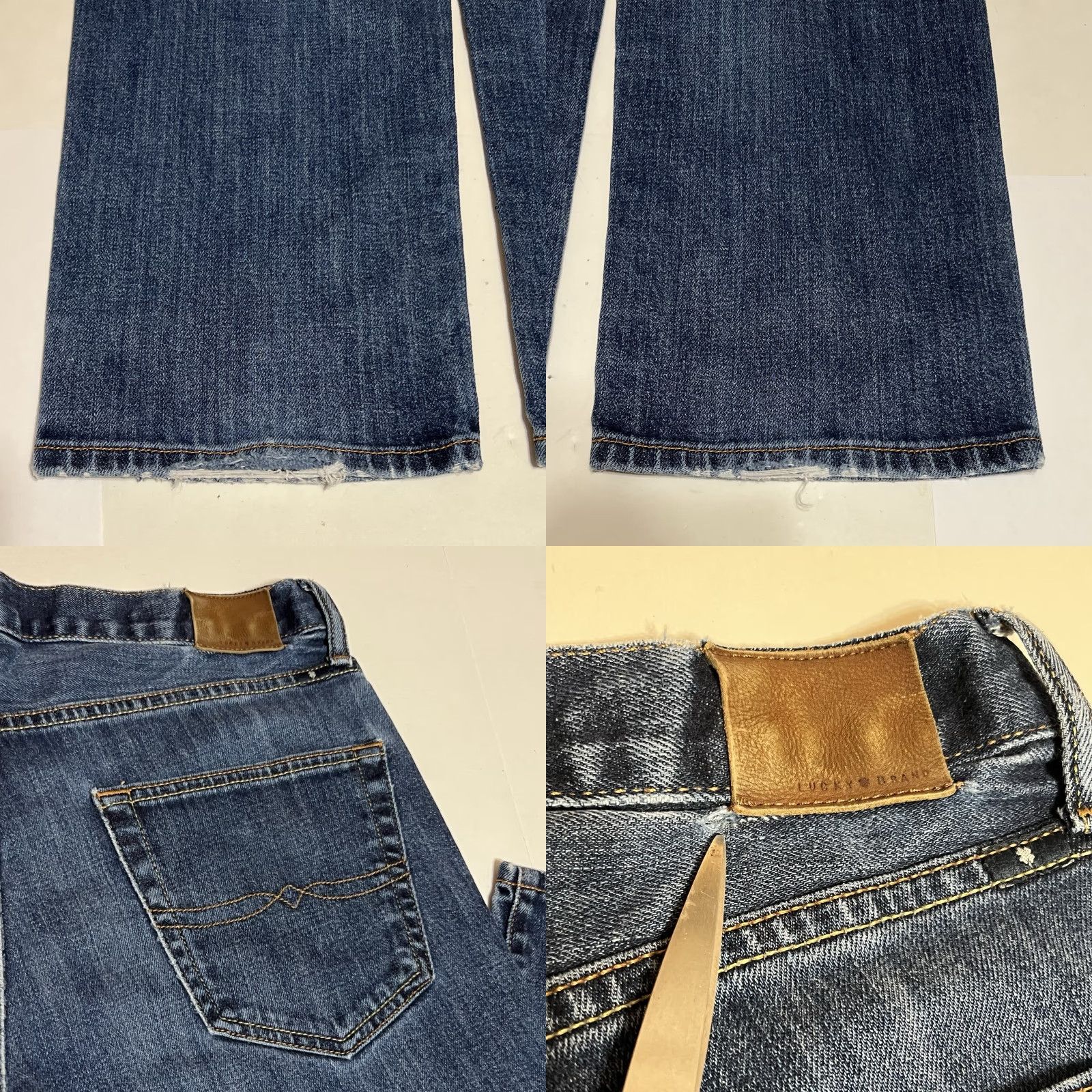 Lucky Brand Lucky Brand Jeans Mens 34x30 34x29 Athletic Fit Blue Denim Size US 34 / EU 50 - 9 Thumbnail