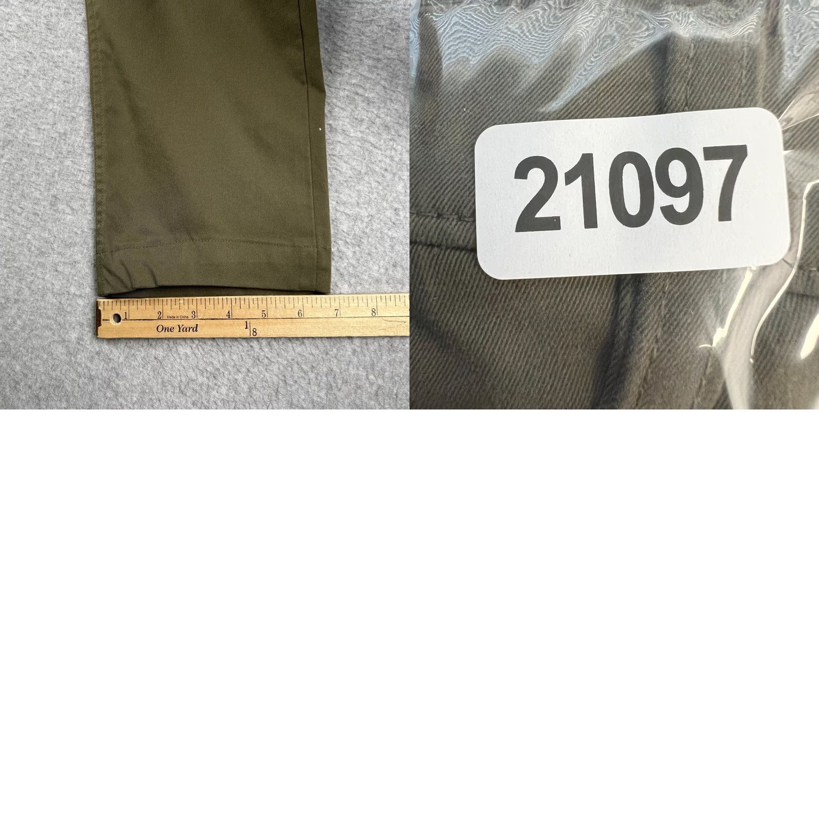 Vintage PROOF Huckberry Nomad Pants Slim Fit Stretch Performance 31x28 Mens Green Hiking Size US 31 - 8 Thumbnail