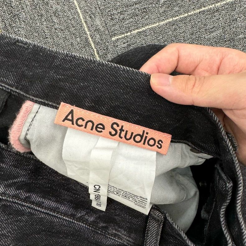 Acne Studios Acne Studios Black washed jeans Size US 30 / EU 46 - 6 Thumbnail