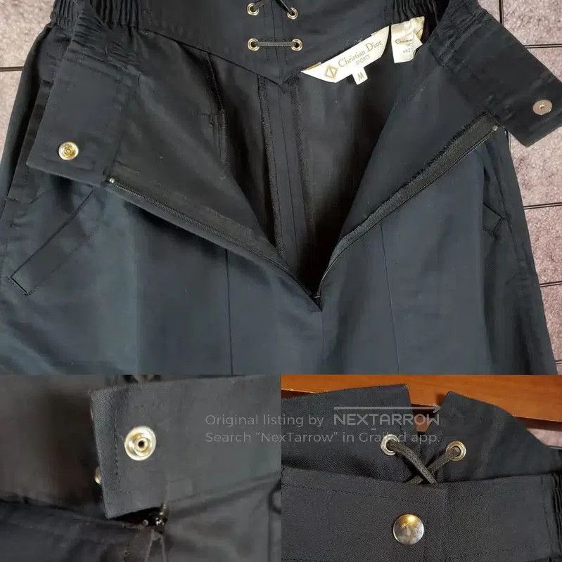 Dior Dior Black Summer Embroidered Skirt . Size 23" - 3 Thumbnail