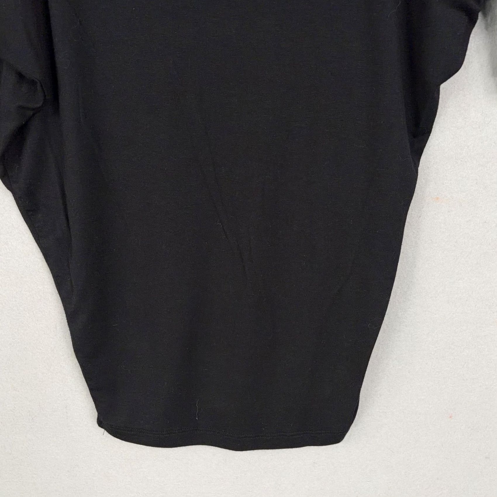 Vintage 41 Hawthorn Shirt Womens XS Black Dolman Sleeve Modal Stretch Top Blouse Minimal Size XS / US 0-2 / IT 36-38 - 3 Thumbnail