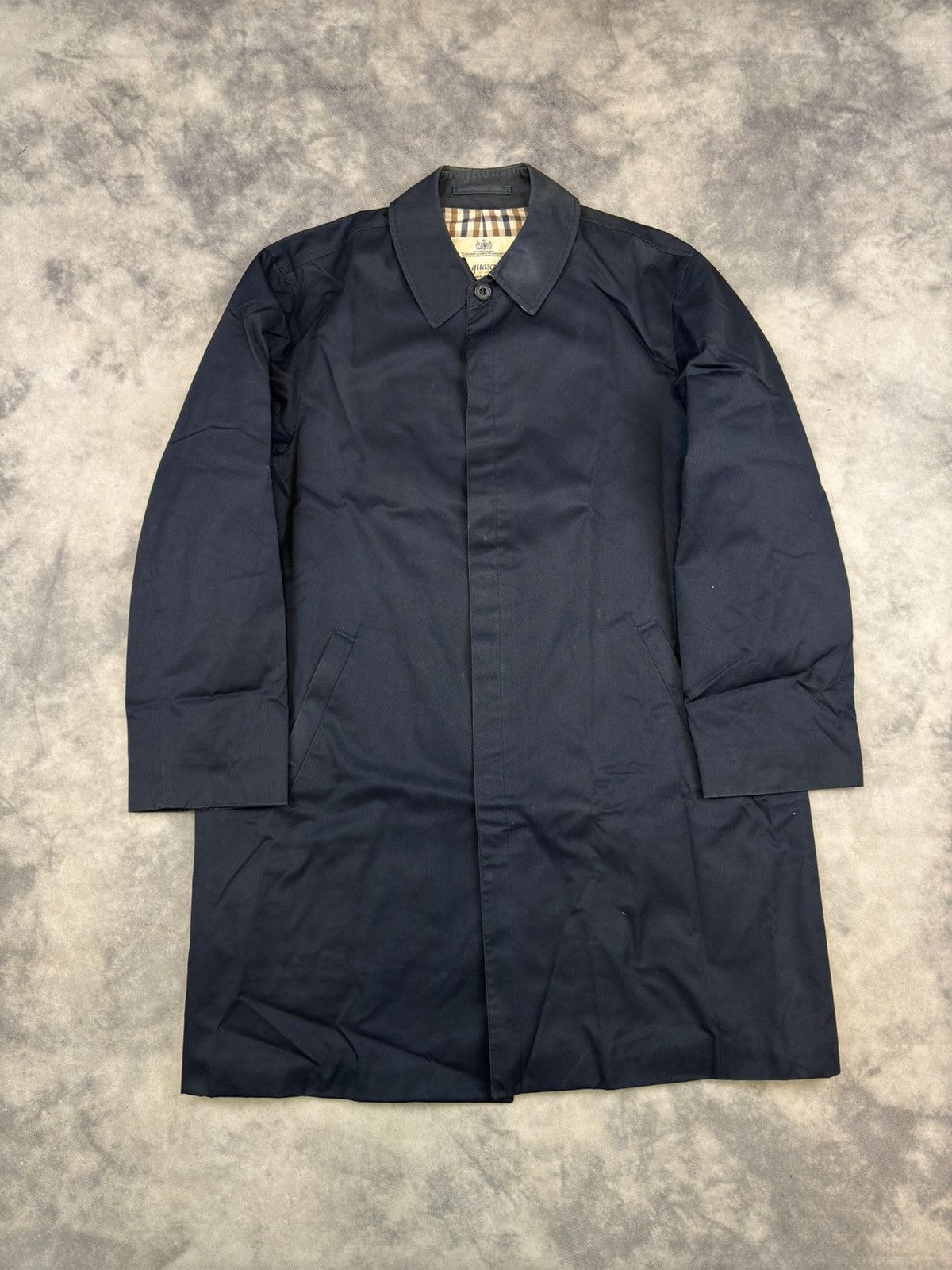 Aquascutum VINTAGE AQUASCUTUM LONDON COAT DESIGNER OLD MONEY AVANTGARDE Size US L / EU 52-54 / 3 - 1 Thumbnail