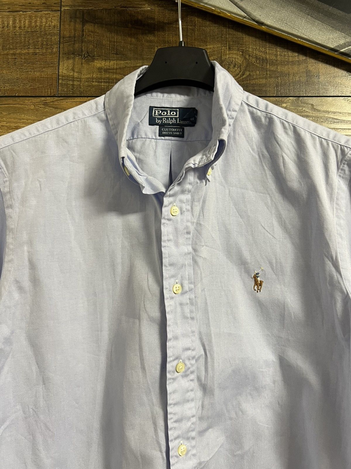 Ralph Lauren POLO RALPH LAUREN Vintege Short Sleeved Shirt T-shirt Oxford Size US L / EU 52-54 / 3 - 4 Thumbnail