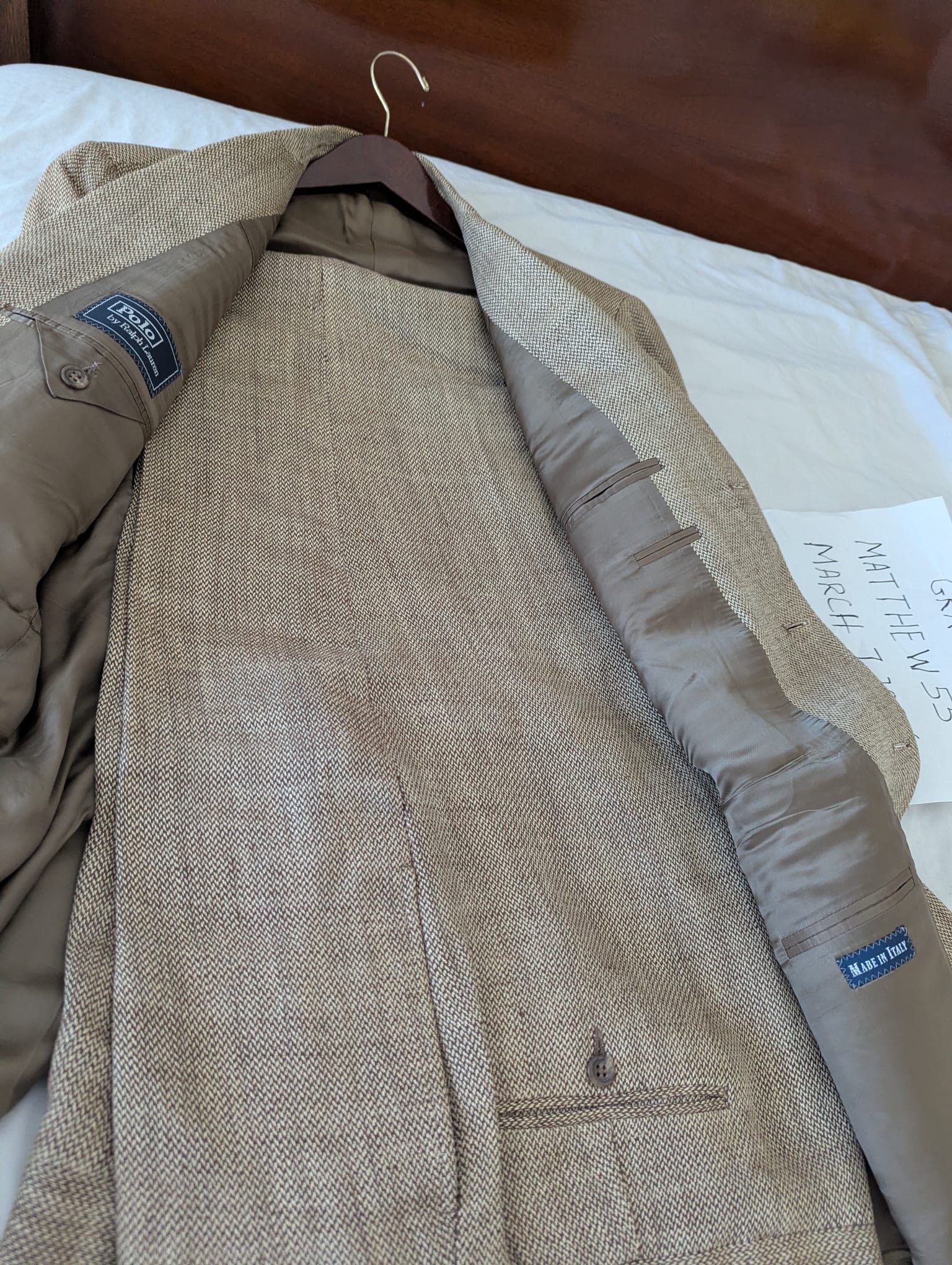 Polo Ralph Lauren Vintage Ralph Lauren Suit Size 40L - 2 Thumbnail
