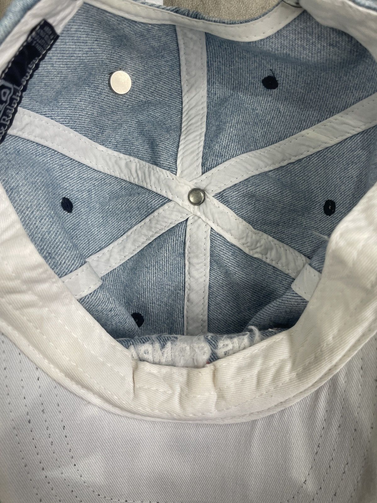 Polo Ralph Lauren Vintage Polo Ralph Lauren Jeans Flag USA Caps Size ONE SIZE - 3 Thumbnail