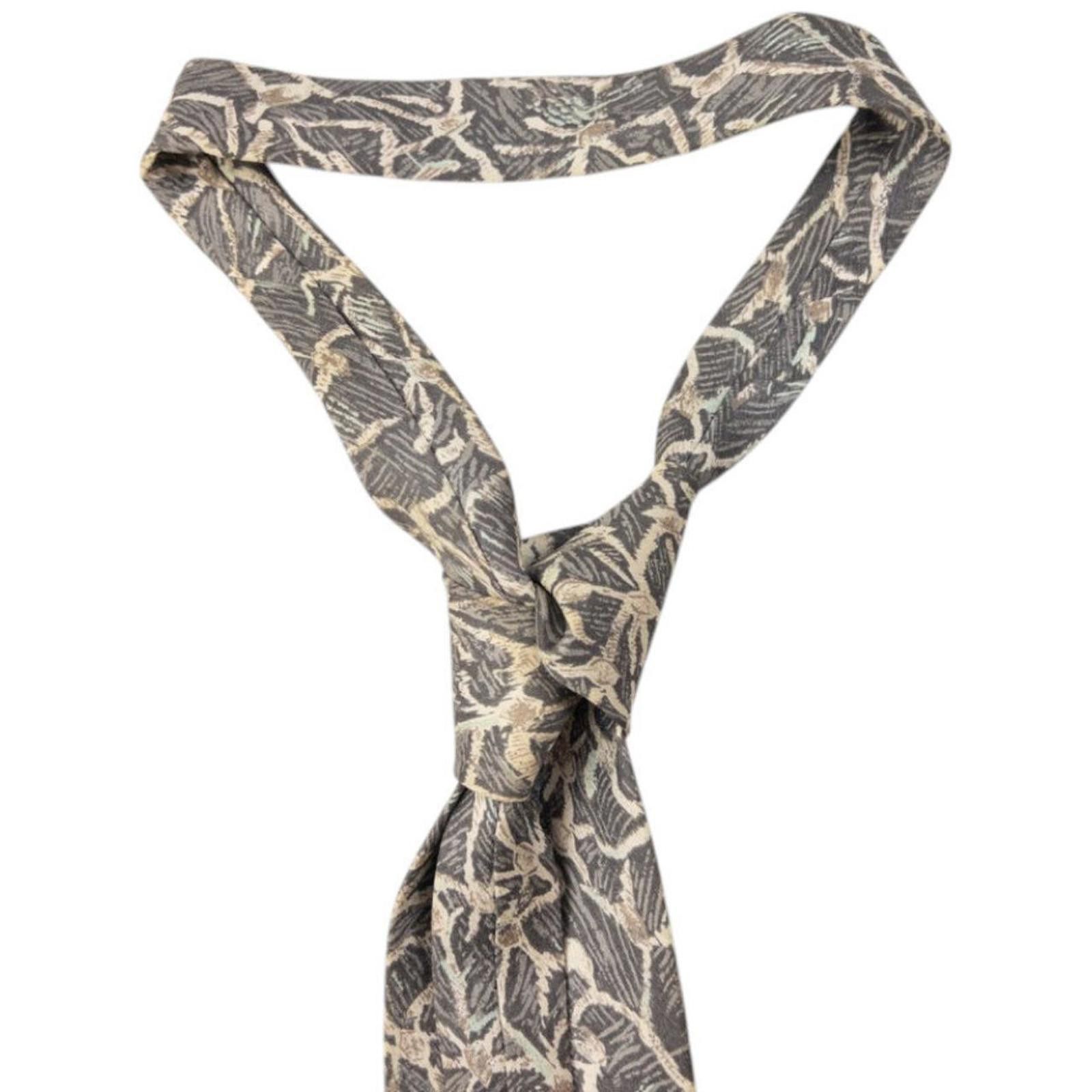 Issey Miyake Vintage Issey Miyake Pattern Silk Tie Size ONE SIZE - 3 Thumbnail