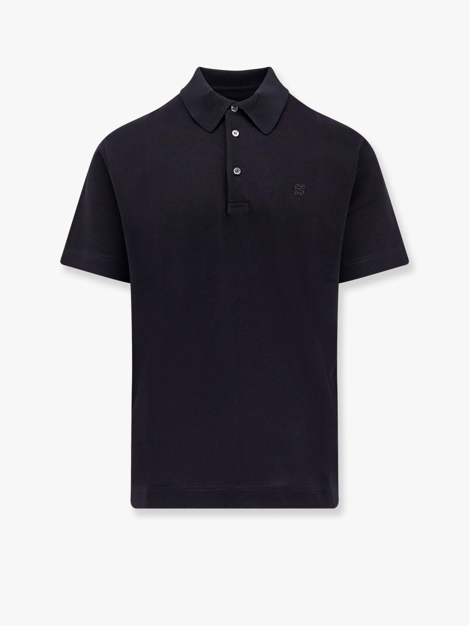 Givenchy Pique Cotton Polo Shirt With 4G Embroidery Size US M / EU 48-50 / 2 - 1 Thumbnail