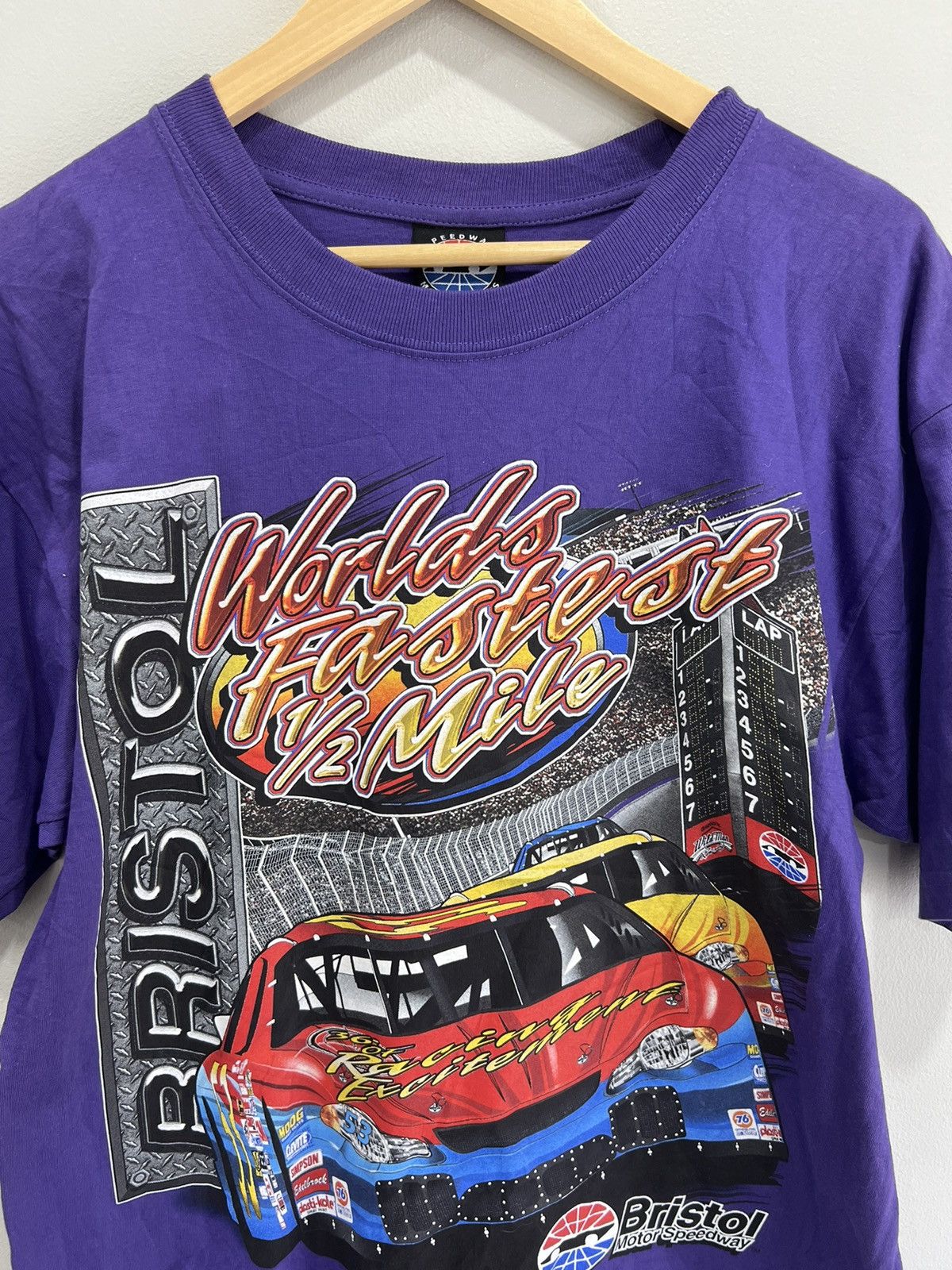 Vintage Vintage Motorsports Racing tee shirt bristol Size US L / EU 52-54 / 3 - 4 Thumbnail