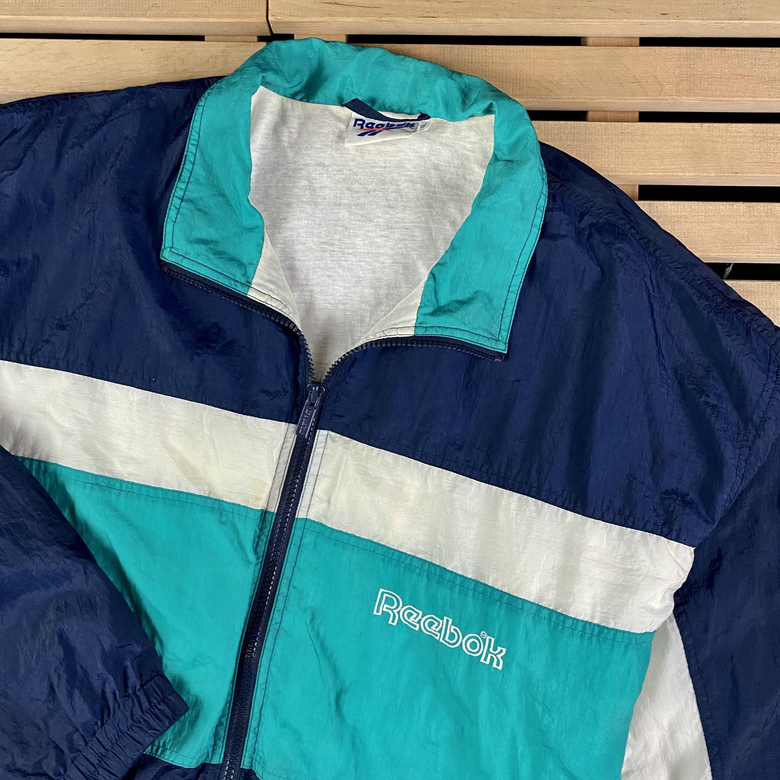 Reebok × Vintage Mens Track Bomber Jacket Reebok Vintage Size XL Size US XL / EU 56 / 4 - 2 Thumbnail