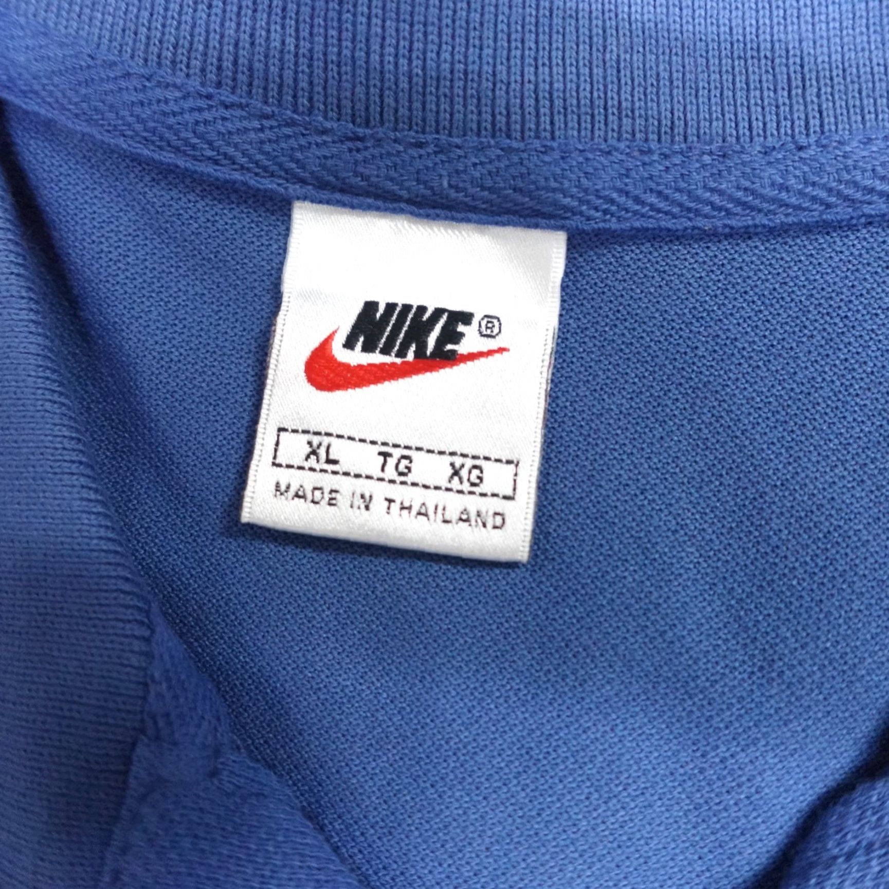 Nike VINTAGE Nike Polo Shirt 2XL Blue Solid Short Sleeve Nike Golf Dri-Fit Men Size US XXL / EU 58 / 5 - 4 Thumbnail
