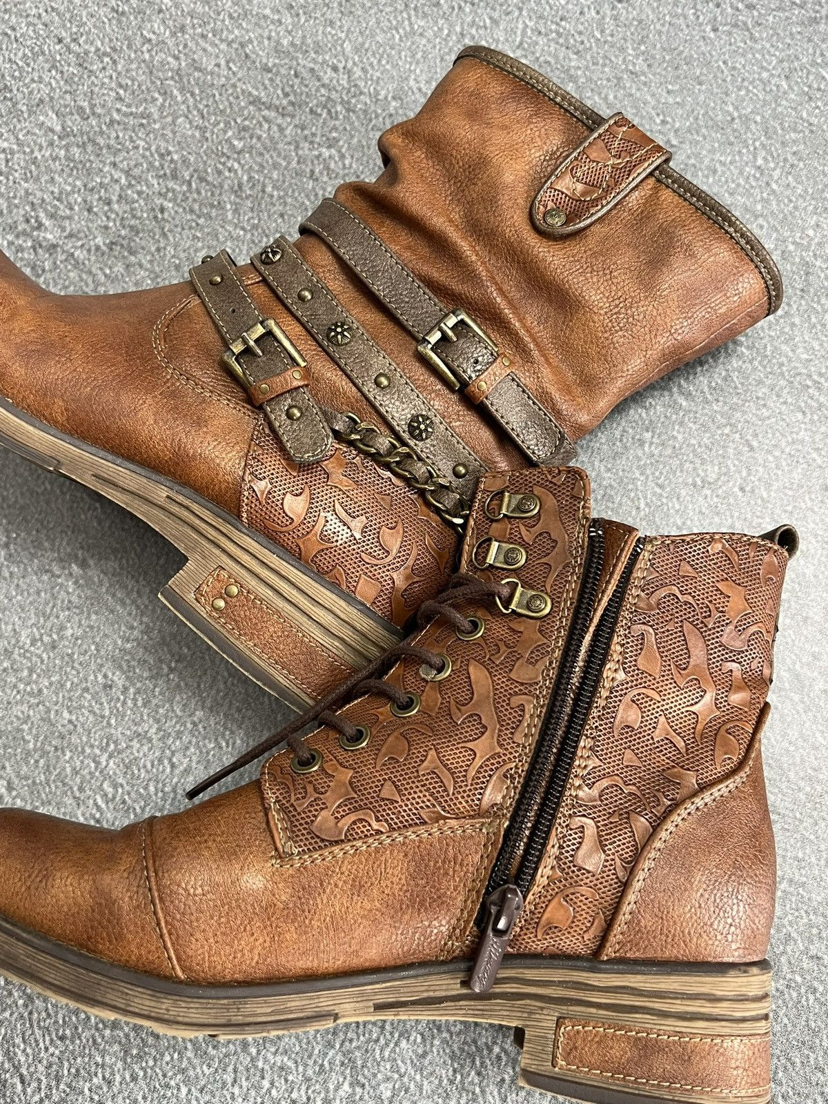 Vintage Vintage Mustang Avant Garde Leather Boots Size US 8.5 / IT 38.5 - 11 Thumbnail