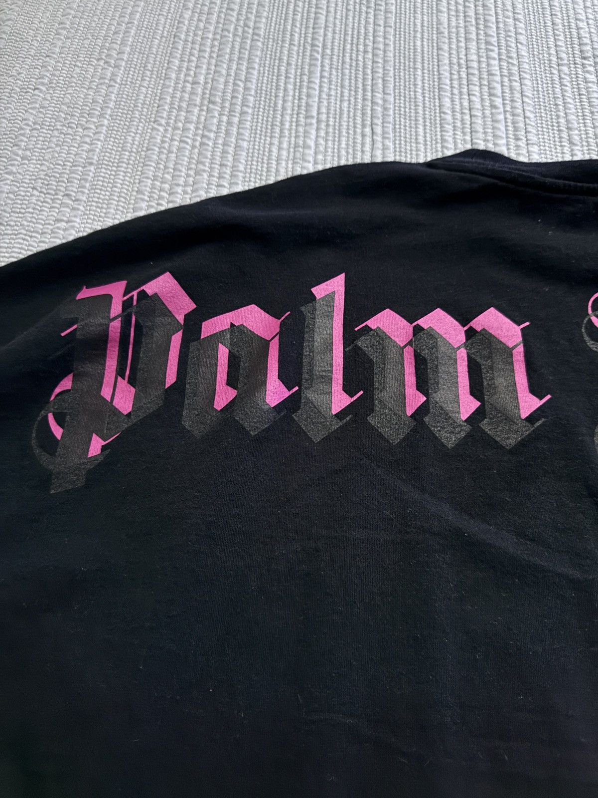 Palm Angels Palm Angels Doubled Logo Over T Shirt Size US L / EU 52-54 / 3 - 4 Thumbnail