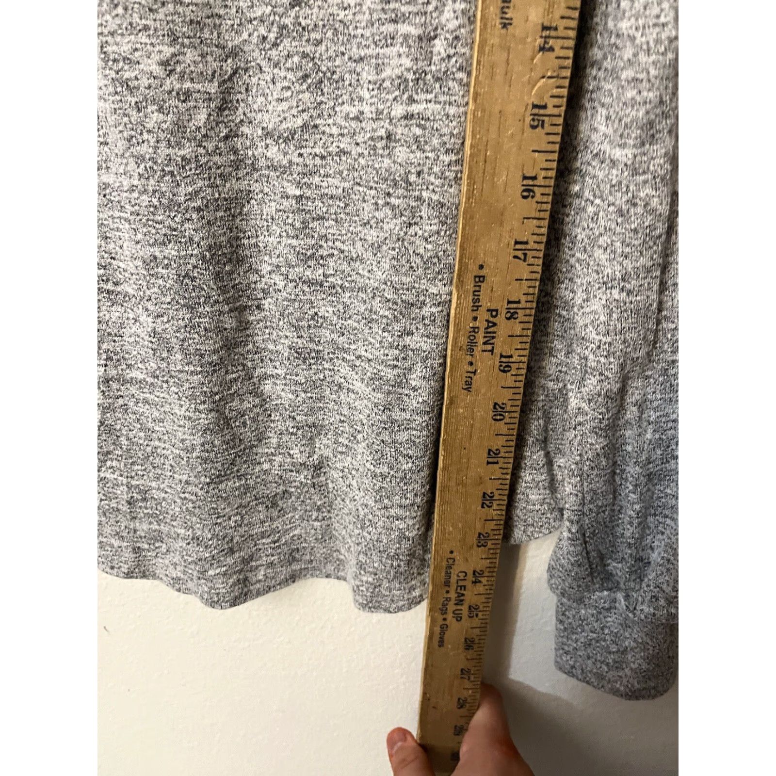 Gap Gap Soft Spun Light Gray Sweater Sz S Oversized Scoop-Neck Round Hem Top Size S / US 4 / IT 40 - 4 Thumbnail