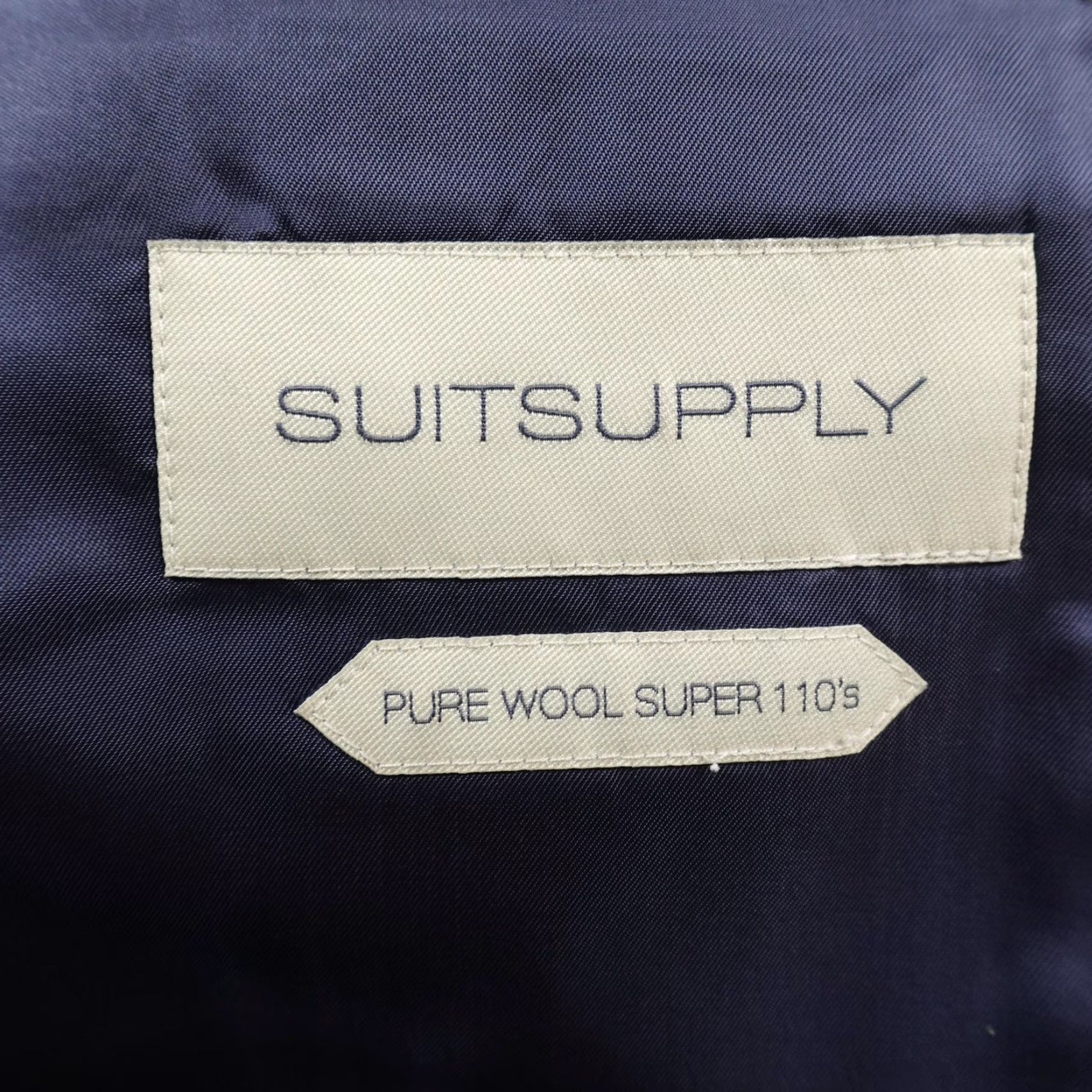 Suitsupply Suitsupply Napoli Blazer Mens 46S Blue Wool Suit Jacket Notch Lapel Two-Button Single-Breasted 2 Piece Jacket Coat Short Size 46R - 7 Thumbnail