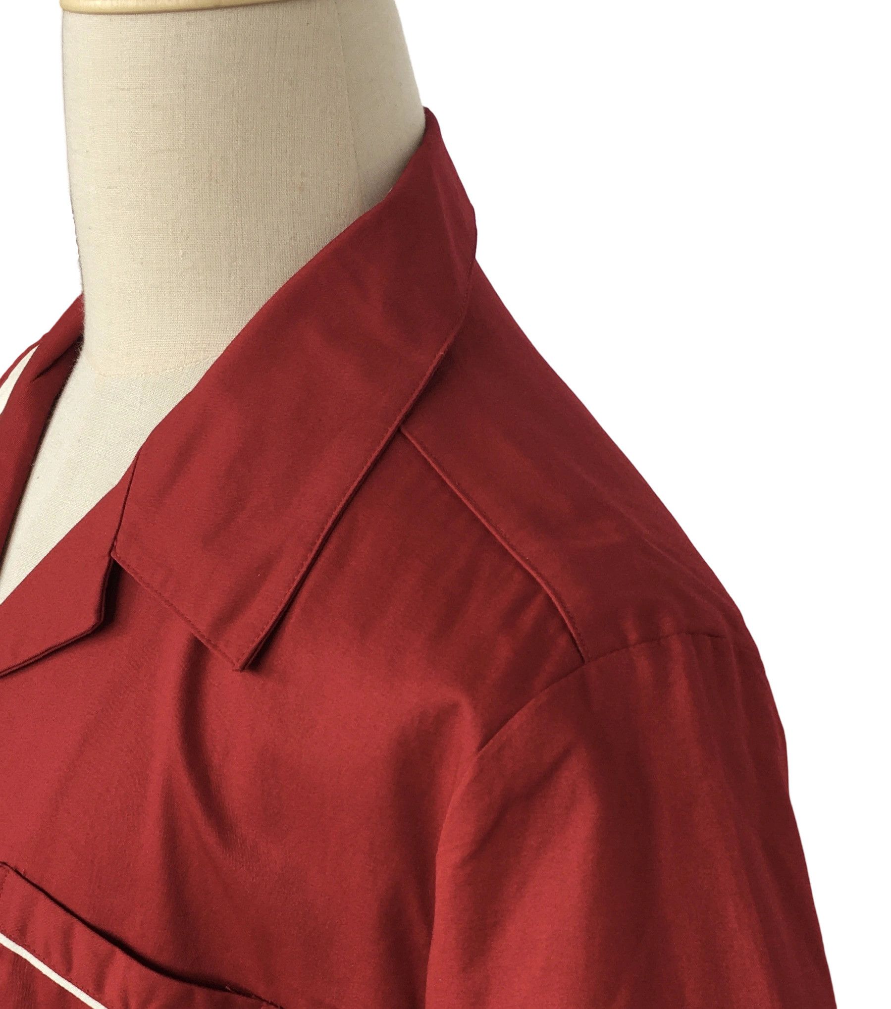 Other Men's Casual Shirts Maroon Color with Pocket Size US XXL / EU 58 / 5 - 6 Thumbnail