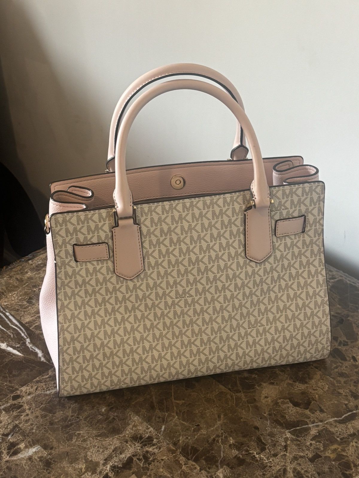 Michael Kors Micheal Kors Hamilton Satchel in blush Size ONE SIZE - 3 Thumbnail