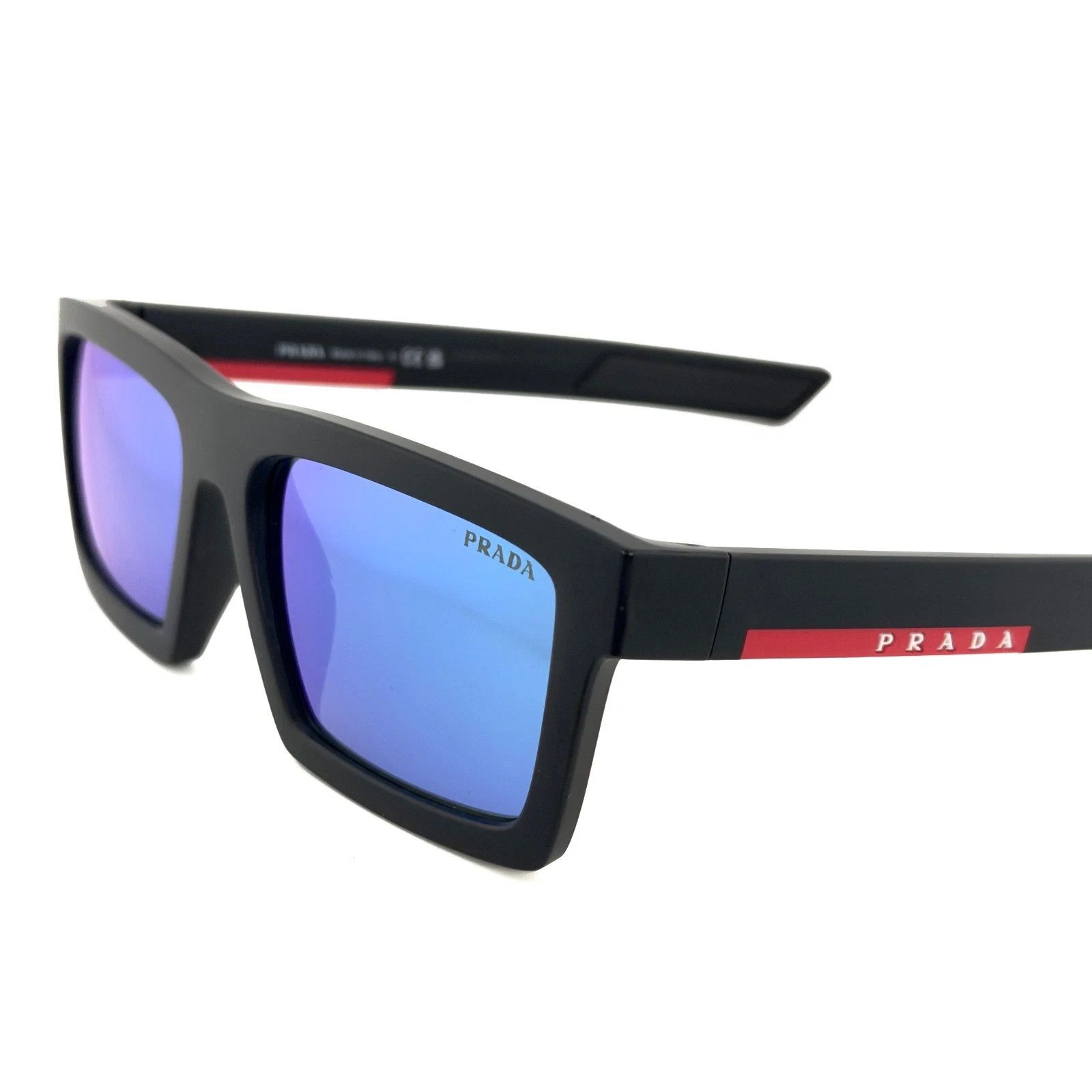 Prada PRADA 02ZU Linea Rossa Sport Active Square Sunglass PS02ZSU Size ONE SIZE - 6 Thumbnail