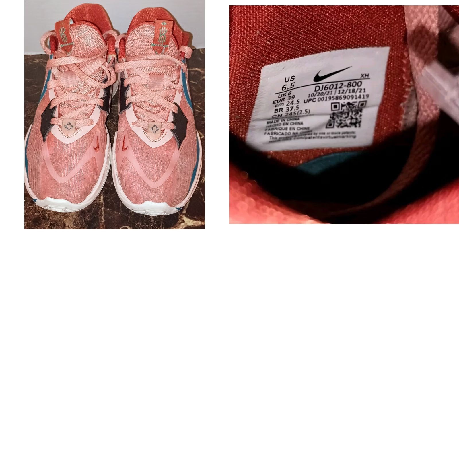Nike Nike Kyrie 5 Low Multicolor Sneaker Womens Size 6.5 Size US 4 / IT 34 - 8 Thumbnail