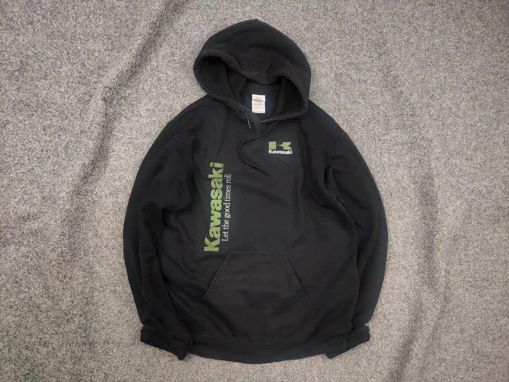 Vintage Kawasaki Fox Racing nobody's Logo Black Faded Hoodie Vintage Size US S / EU 44-46 / 1 - 1 Thumbnail