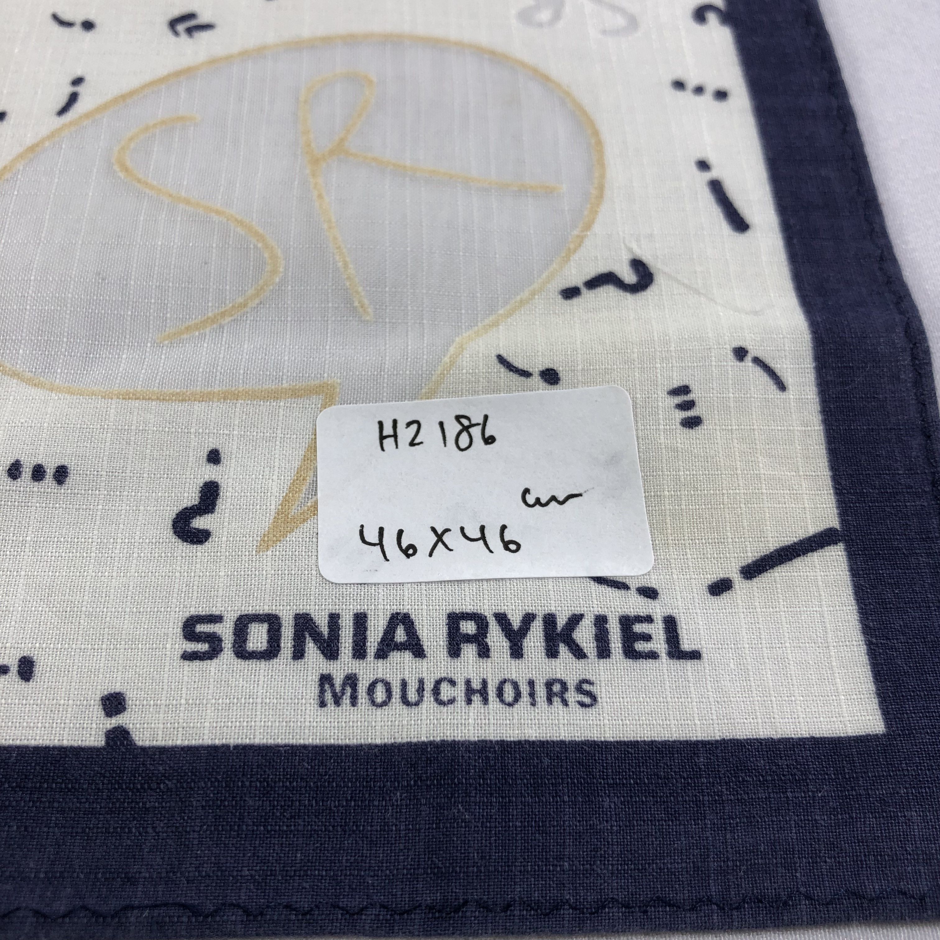 Sonia Rykiel Sonia Rykiel SR Handkerchief Neckerchief Bandana H2186 Size ONE SIZE - 11 Thumbnail