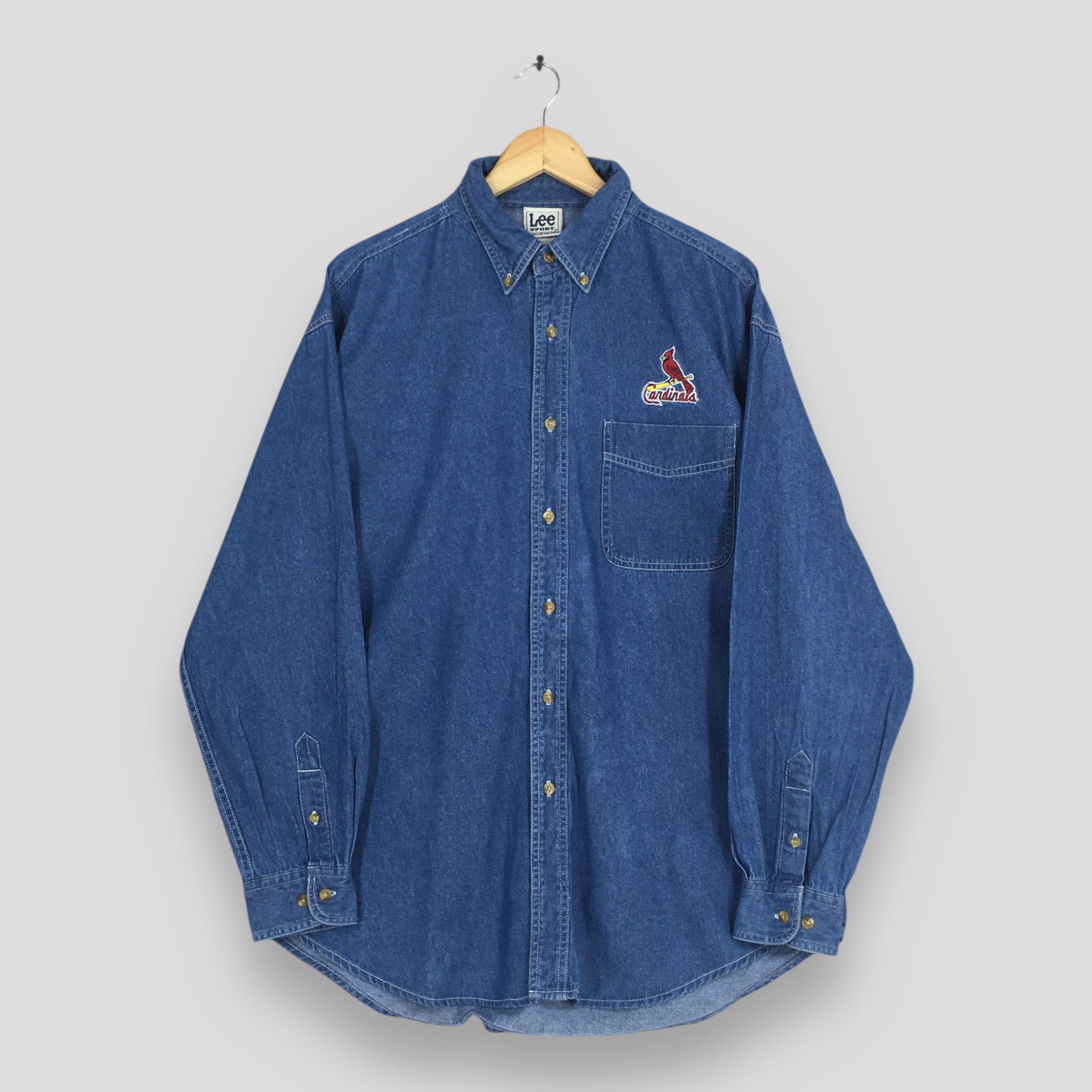 Lee Vintage Lee Sport St Louis Cardinals MLB Blue Jeans Large Size US L / EU 52-54 / 3 - 1 Thumbnail