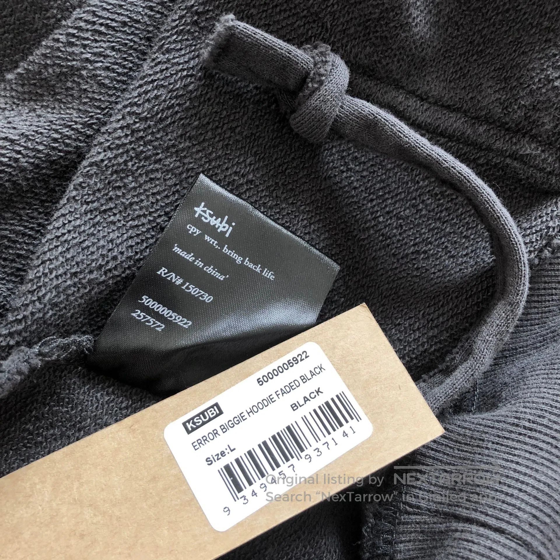 Ksubi KSUBI A NEW ERROR BIGGIE HOODIE. Size US L / EU 52-54 / 3 - 9 Thumbnail