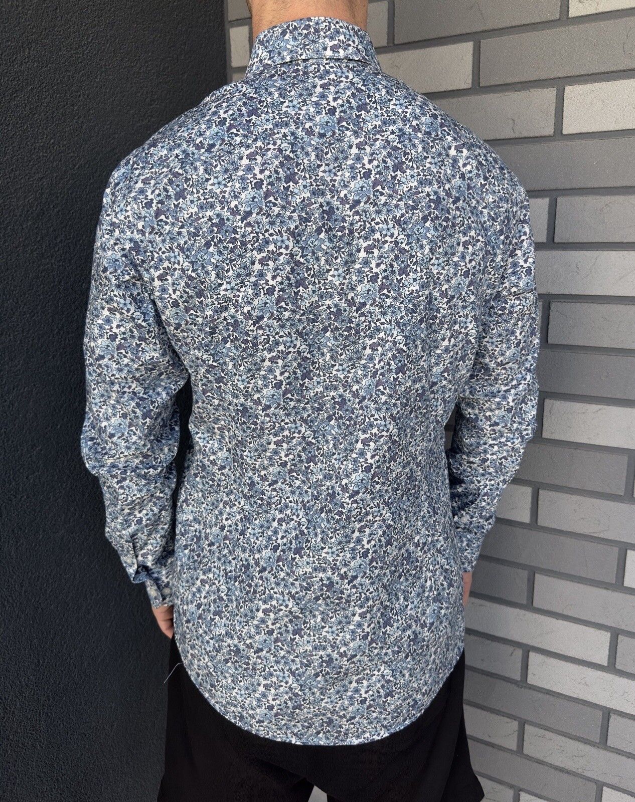 Eton Eton Floral Print Mens Shirt Slim Fit size 40 15 3/4 Size US L / EU 52-54 / 3 - 6 Thumbnail