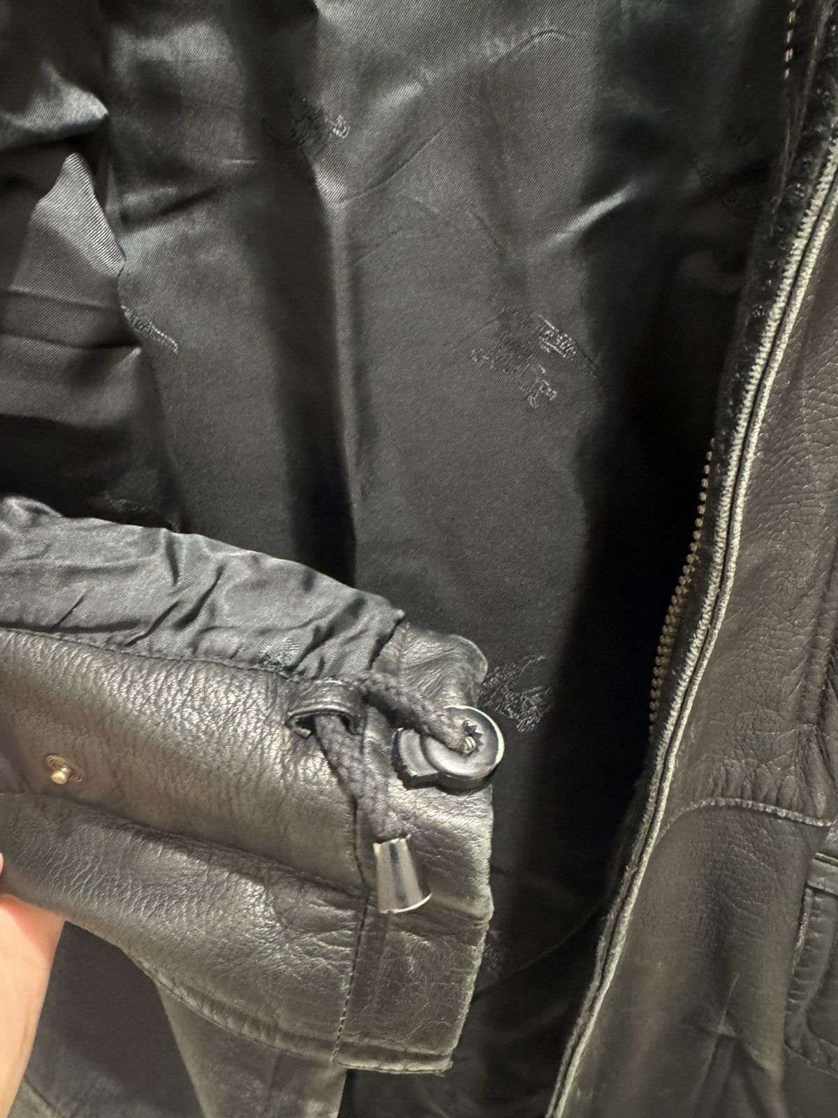 Burberry × Vintage Vintage Burberry Leather Coat 52 (L) Size US L / EU 52-54 / 3 - 11 Thumbnail