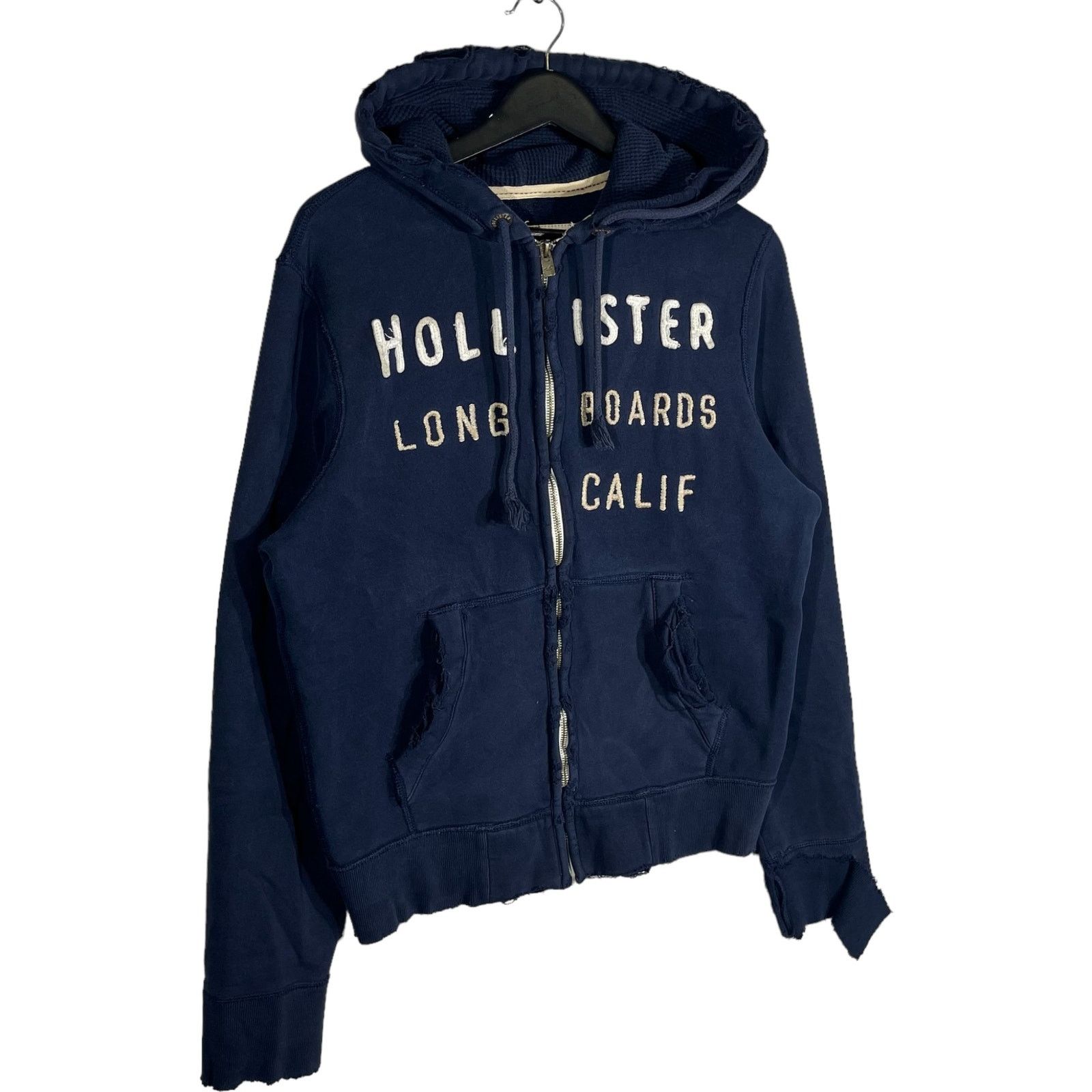Hollister Hollister Spellout Full Zip Hoodie Size US L / EU 52-54 / 3 - 3 Thumbnail