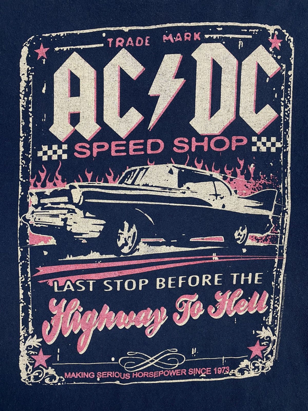 AC/DC × Vintage Vintage AC / DC 2012 Speed Shop Tee T Shirt Size US M / EU 48-50 / 2 - 6 Thumbnail