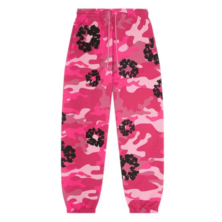 DENIM TEARS The Cotton Wreath Sweatpant Pink Camo Size US 30 / EU 46 - 1 Preview