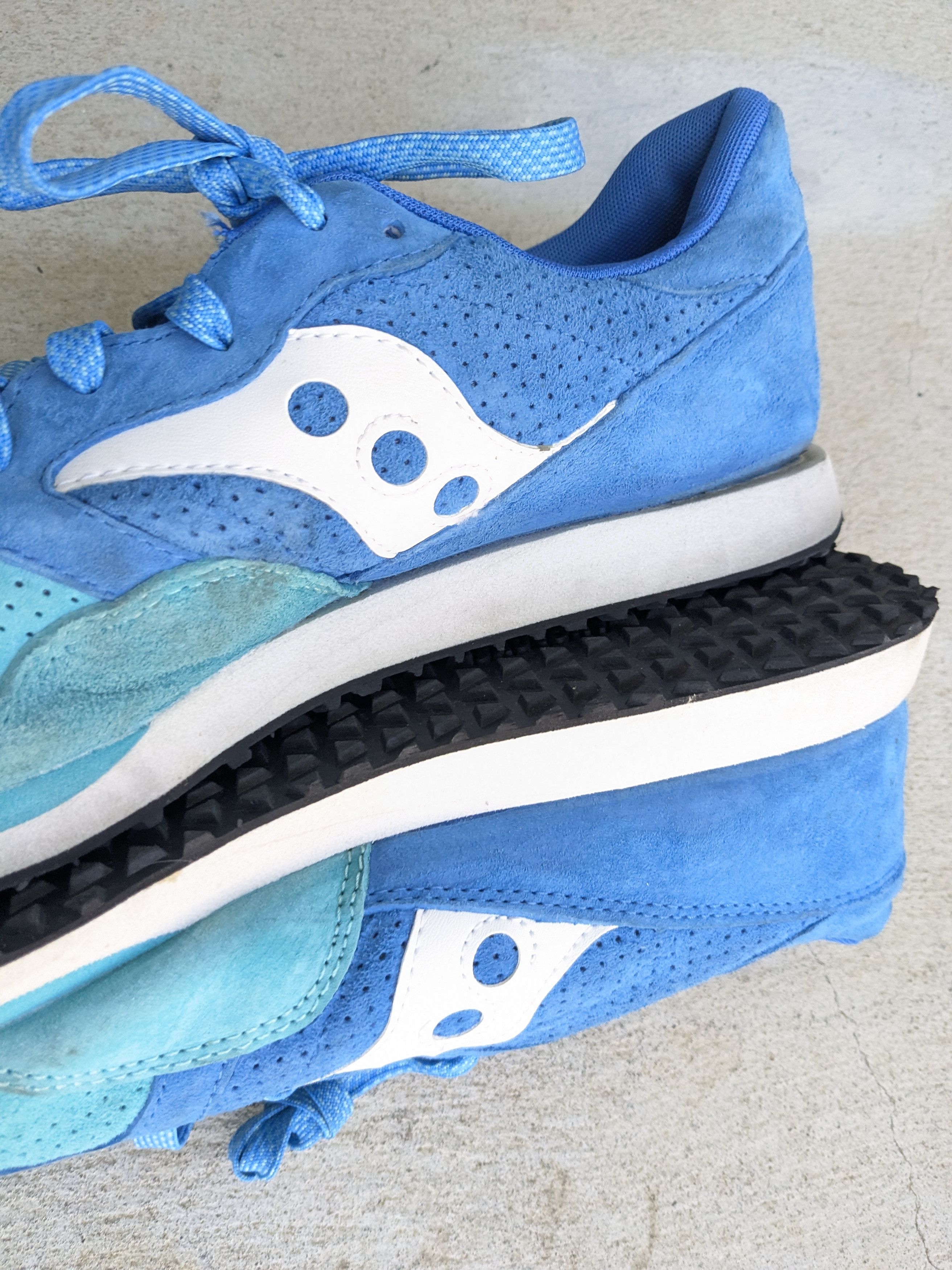 Saucony Saucony DXN Trainer Bermuda Pack 10.5 Blue Green Suede Size US 10.5 / EU 43-44 - 6 Thumbnail