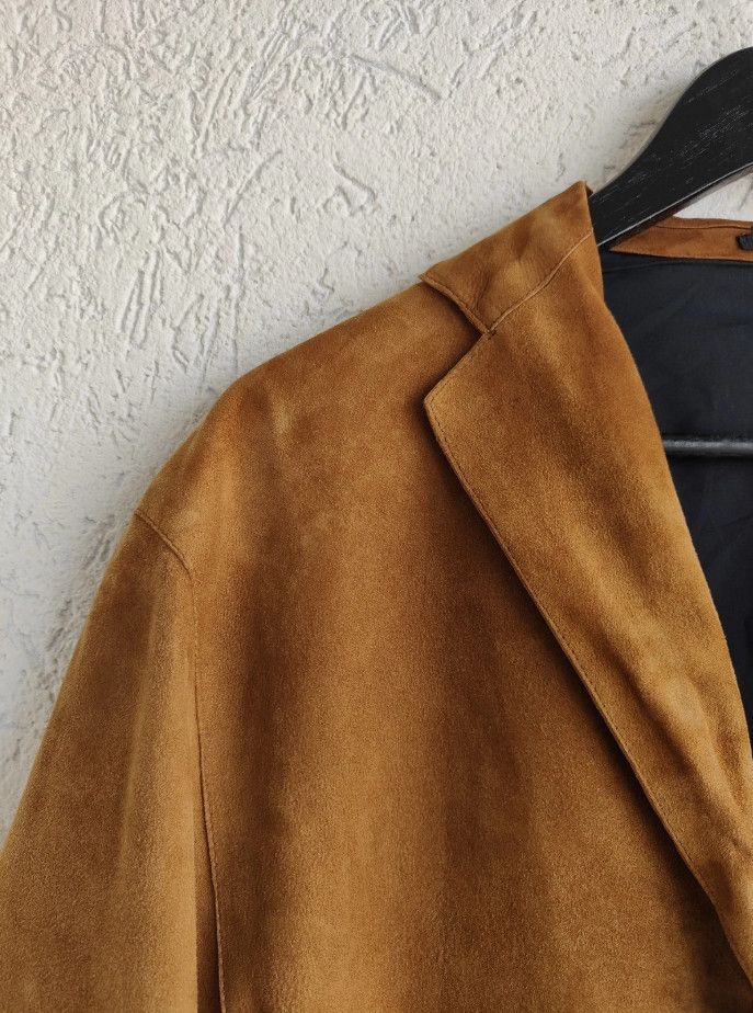 Jil Sander Jil Sander Sude Leather Blazer Jacket Coat Size US L / EU 52-54 / 3 - 9 Thumbnail