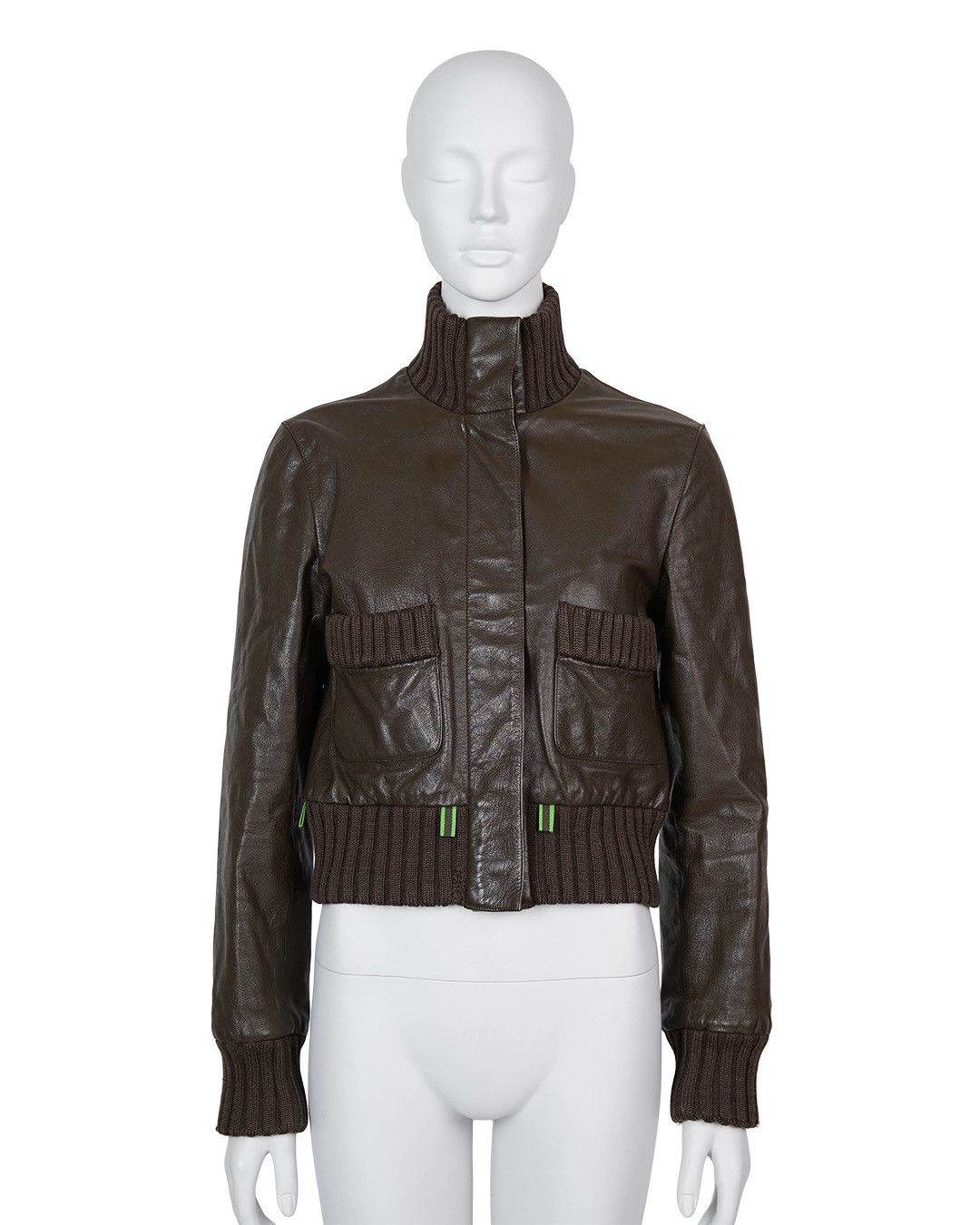 Miu Miu Miu Miu F/W1999 Leathery Jacket Size M / US 6-8 / IT 42-44 - 2 Thumbnail