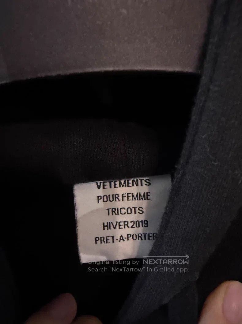 Vetements VETEMENTS Double Exposure Logo Sweatshirt Size US M / EU 48-50 / 2 - 3 Thumbnail