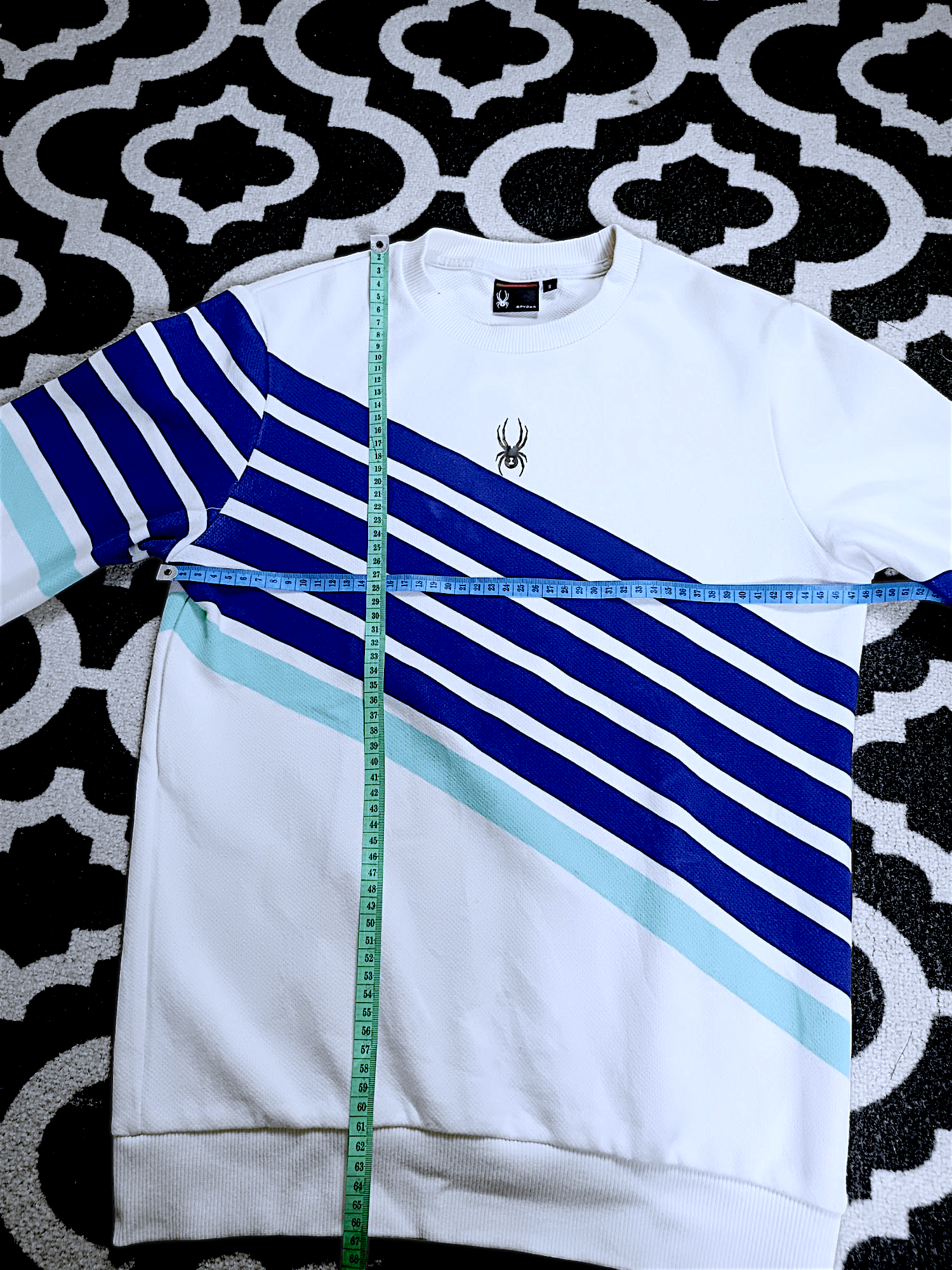 Spyder SPYDER Logo Blue Striped Crewneck Limitless Size US M / EU 48-50 / 2 - 15 Thumbnail