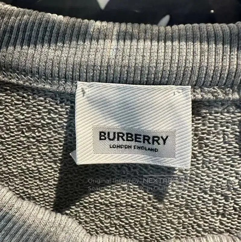 Burberry Burberry Women's Dark Gray Cotton Sweatshirt. Size M / US 6-8 / IT 42-44 - 4 Thumbnail