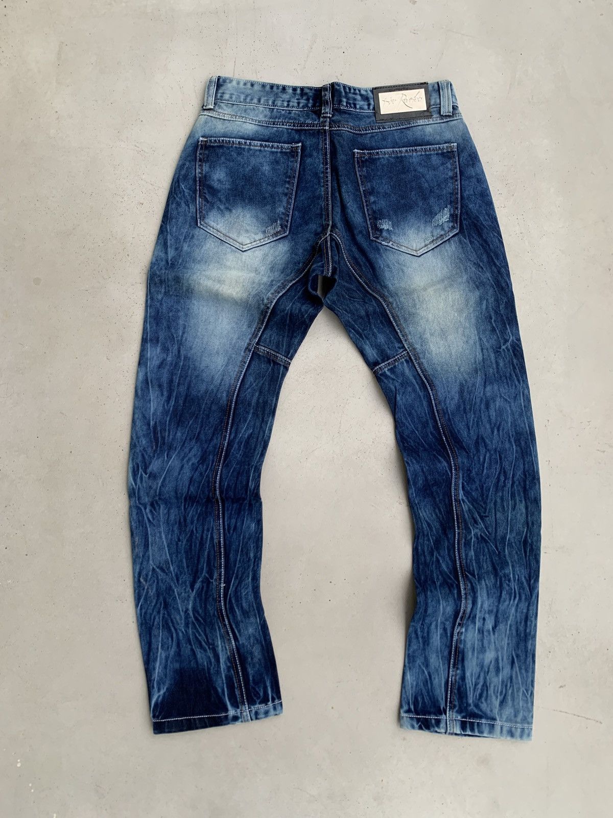 If Six Was Nine Hot Revolver Jeans Vintage Avantgarde Style Denim Rare Size US 32 / EU 48 - 2 Thumbnail