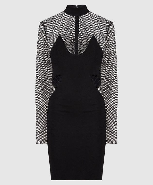 Tom Ford o1w1db10225 ABJ725 Mini Dress in Black Size XS / US 0-2 / IT 36-38 - 1 Thumbnail