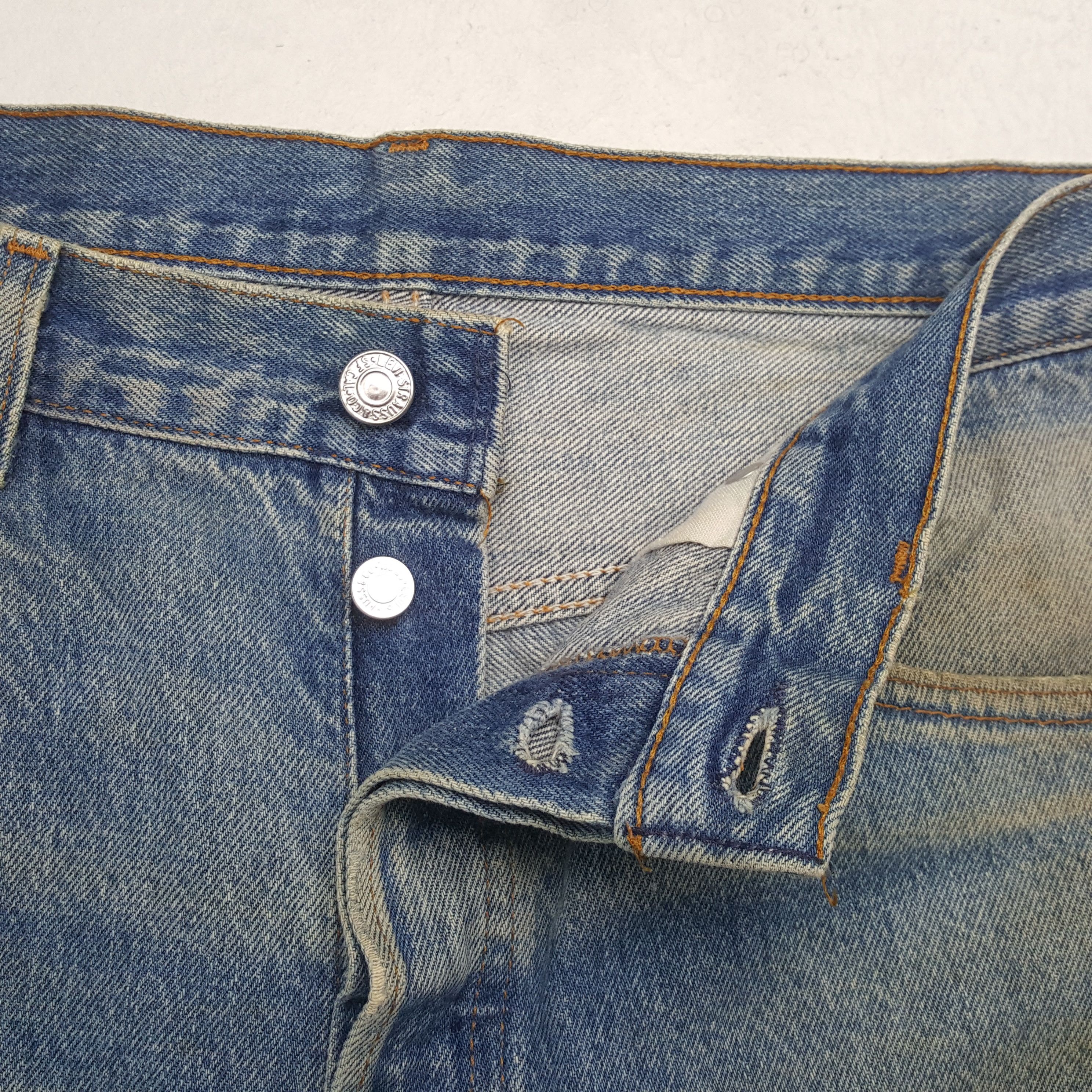 Levi's Levis Streetwear Style Distressed Jeans RR9 Size US 33 - 13 Thumbnail