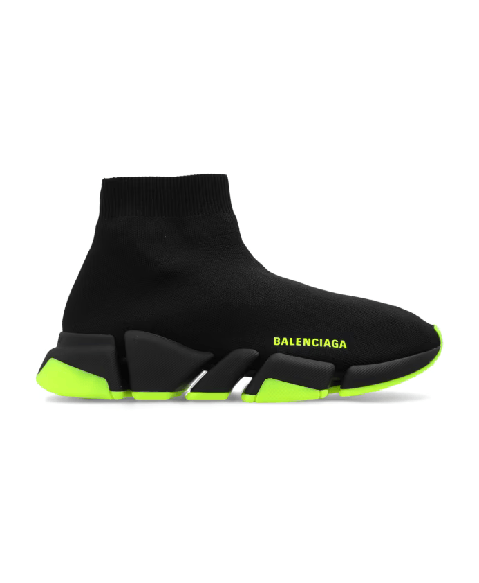 Balenciaga o1in1g0924 Speed 2.0 Recycled Knit Sneaker in Black Size US 9 / IT 39 - 1 Thumbnail